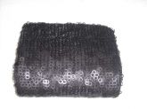 Clutch mini paetê preto